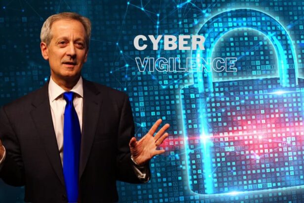 A graphic for an article about cyber intelligence