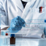 Expert DNA witness analyzing some DNA