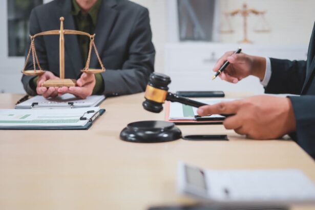 Some expert witnesses having a meeting