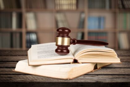 A gavel on a book, showing that this article is about lawyer support for foreclosures