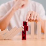 A risk expert carefully assessing risk