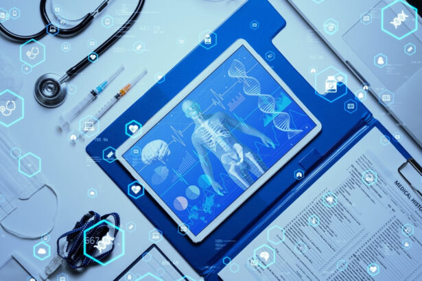 Medical expert witness reviewing medical device patent documents.