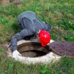 Bonneau Dickson forensic engineering expert inspecting septic system in Berkeley, CA