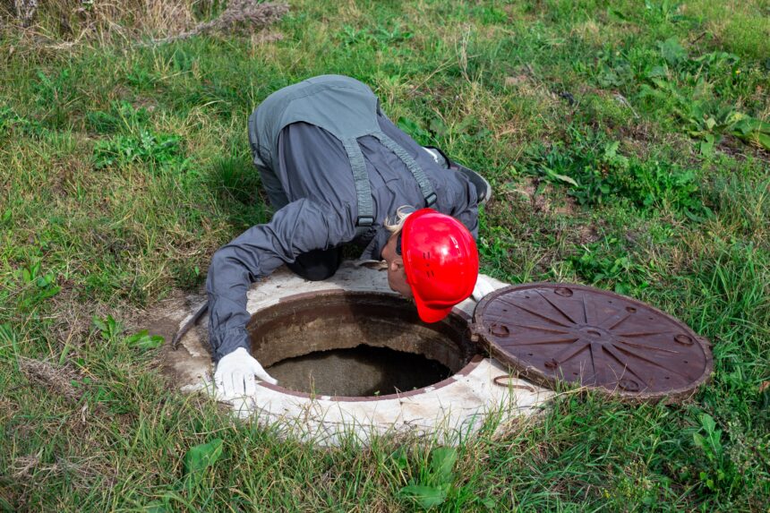 Bonneau Dickson forensic engineering expert inspecting septic system in Berkeley, CA