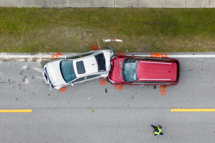 Accident reconstruction drone photography Edmonds WA